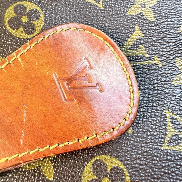 Vintage Louis Vuitton Saint Cloud Crossbody – Monogram, Custom Strap Patina RARE - Picture 9 of 16